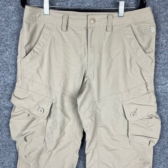 The North Face Hiking Cargo Pants Nylon Stow Pockets Women's Size 10 - Picture 3 of 10